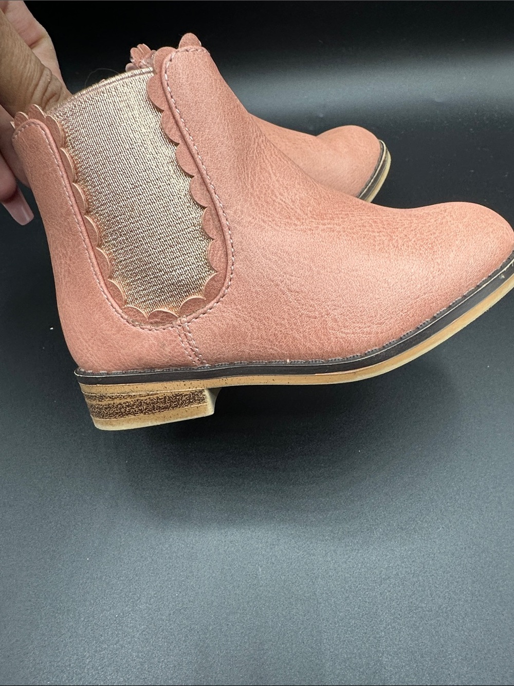 Cat & Jack pink booties